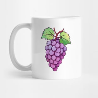 Grapes Illustration Mug